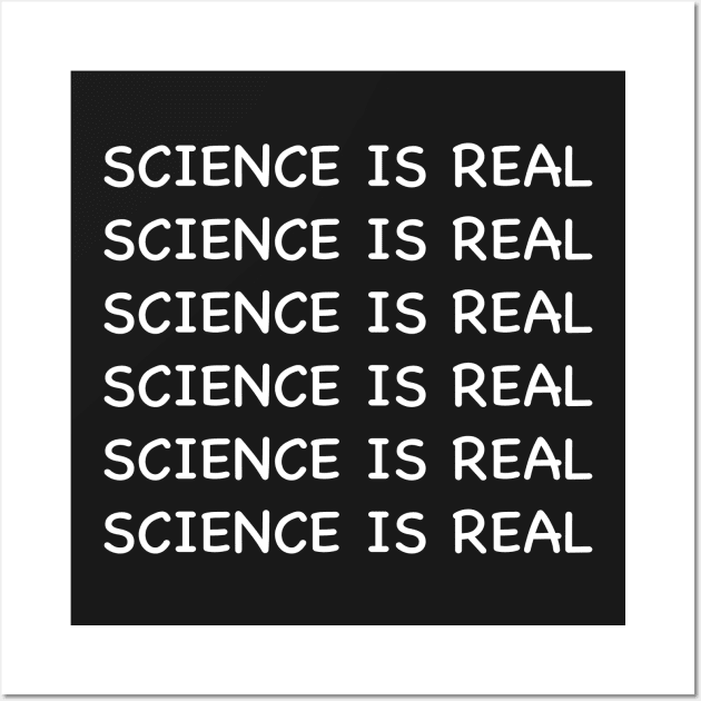 Science is real Chalkboard Gag Wall Art by BANWA